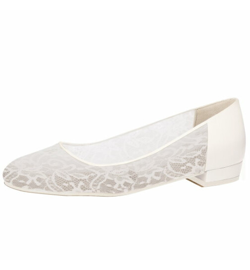 Brautschuhe Pascalle Perle Lace/ Leather 3,5 - 36,5